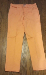 Women’s Basic Editions Jeans Size 14 Coral Pink Classic - Picture 1 of 6
