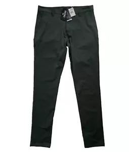 Pantalone pendolare Rhone uomo 33x32 verde scuro tasche elasticizzato maglia flessibile slim fit nuovo con etichette - Foto 1 di 9