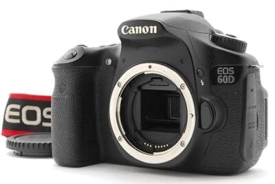 Canon EOS 60D 18.0 MP Digital SLR Camera Black From JAPAN - Image 1 of 4