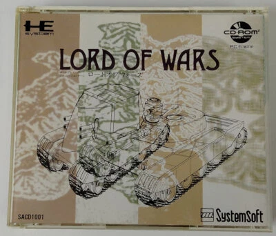 PC Engine CD-Rom2 Lord of Wars Japan Version w/ Box and Manual 9262 SP - Image 1 of 4