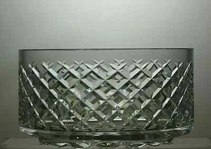 Waterford Crystal "Alana" Cut Round Salad Fruit Trifle Bowl 3 3/4 - Picture 1 of 4