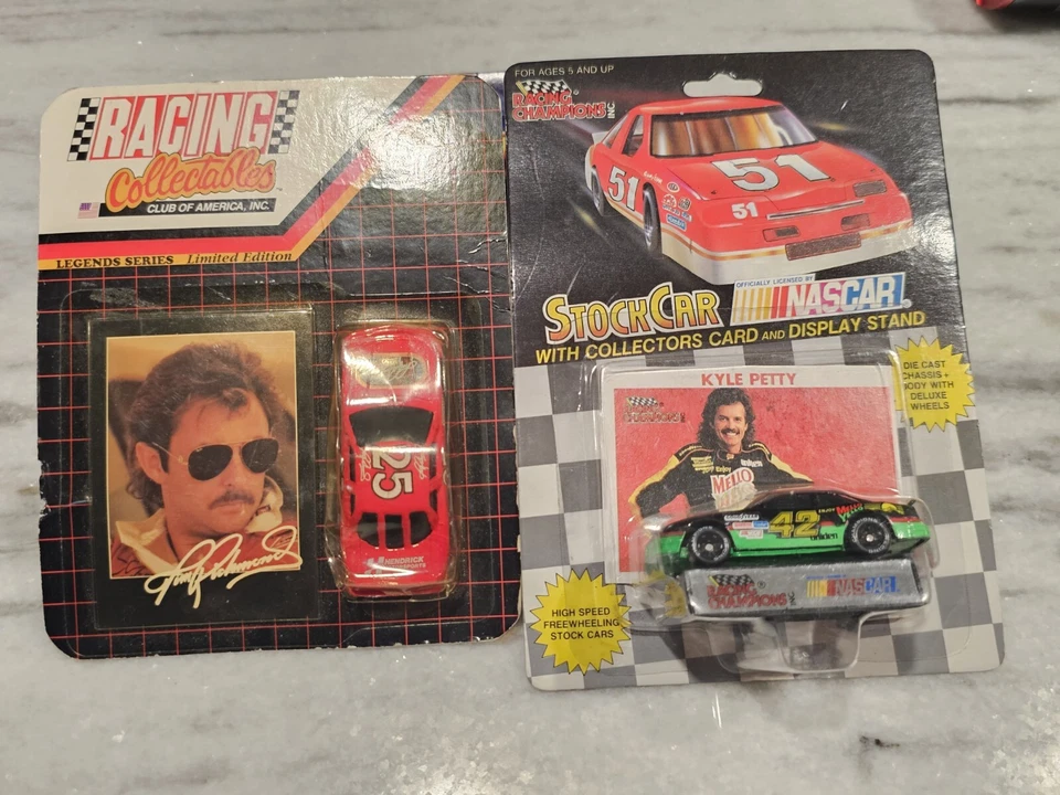 Tim Richmond RCCA Legend 1:64 #25 1991 Kyle Petty #42 Nascar amarillo suave  Foto 1 de 4