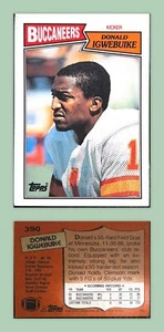 ⚓️🏈1987 Topps Set Break #390 Donald Igwebuike Tampa Bay Buccaneers - Picture 1 of 1