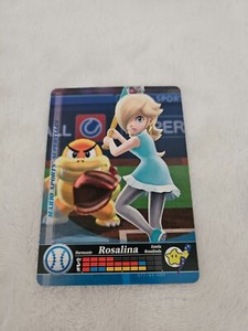 Carte amiibo Mario Sports superstars Rosalina harmonie baseball card Neuve