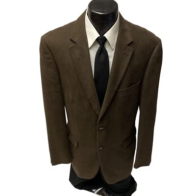 Apt 9 Men's BROWN Sport Coat EVENING DINNER Jacket MICROFIBER Blazer 44 L - Image 1 of 4