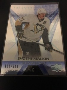 2016-17 Upper Deck Trilogy EVGENI MALKIN Blue /849