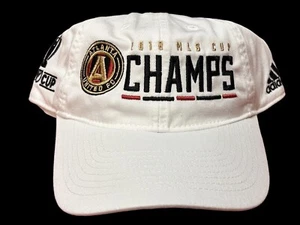 Atlanta United FC Adidas 2018 MLS Cup Champs Logo Adjustable Hat Cap - Picture 1 of 5
