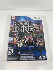 Rock Band 3 (Nintendo Wii, 2010) CIB Complete