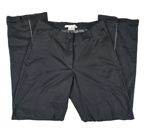 Nike Golf Clima-Fit Boys Youth Black Pants with zip down ankles Small - Picture 1 of 15