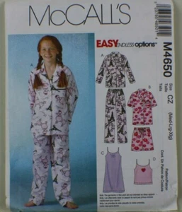 McCall's M4650 Muster Mädchen Gr. Xlg Schlafanzug und Nachthemd - Bild 1 von 3