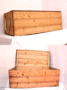 Schöne nostalgische Holztruhe / Transportkasten / Transportkiste / Holzlatten / - Bild 1 von 24
