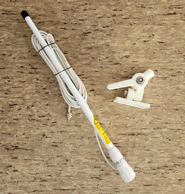 AIS UKW VHF Kurzantenne Notantenne Seefunk 55cm mit Kabel und Halterung - Bild 1 von 4
