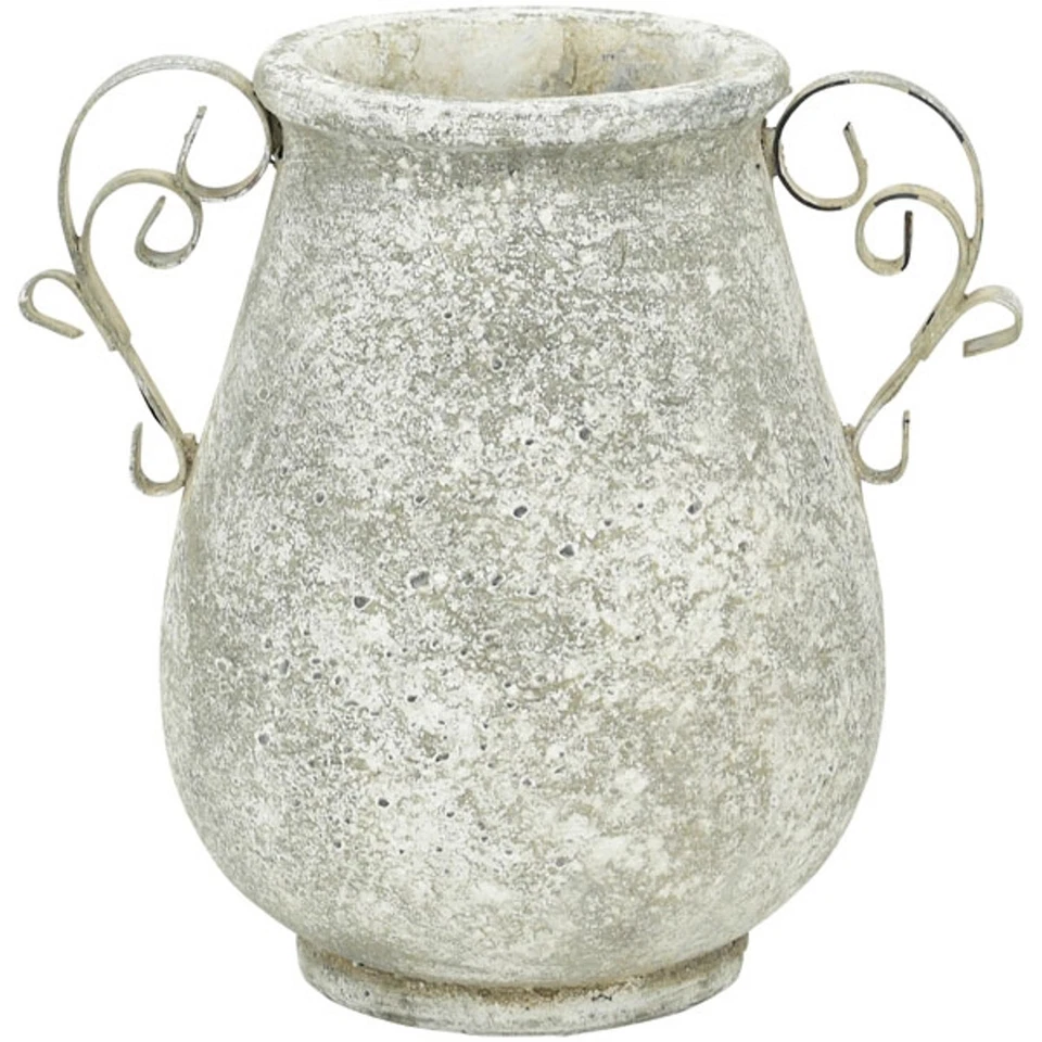 Vase mit Griffen Terracotta Antik 23x18x23,5 cm - Bild 1 von 1