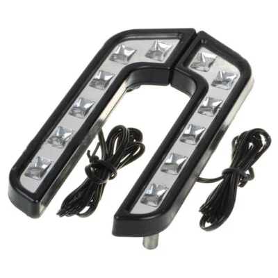 2Pcs 6LED Fog Light Driving Lamp Super White L Shaped Waterproof Car Accessories - Image 1 of 4