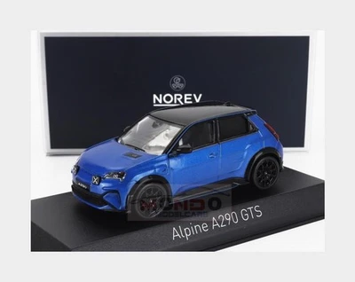 1:43 NOREV Alpine Alpine A290 Gts 2025 Blue Black NV519200 Model - Image 1 of 2