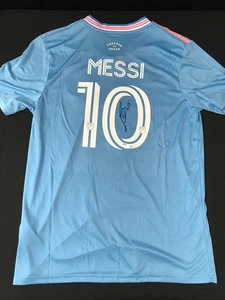 SIGNIERTES Lionel Messi Autogramm Inter Miami blau Trikot MLS mit COA - Bild 1 von 4
