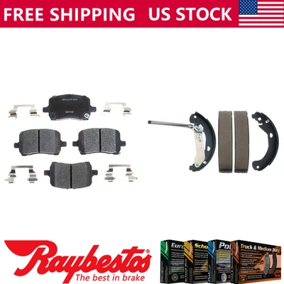 Kit pastillas de freno y zapatas de freno delanteras traseras de cerámica para Chevrolet Malibu 2004-2005 Foto 1 de 4