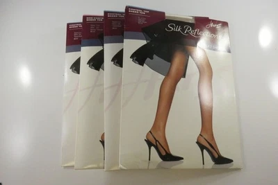 4 Paquetes c2010 Hanes Silk Reflections Sedoso Transparente Pantimedias Talla CD Estilo 717 y 7 Foto 1 de 4