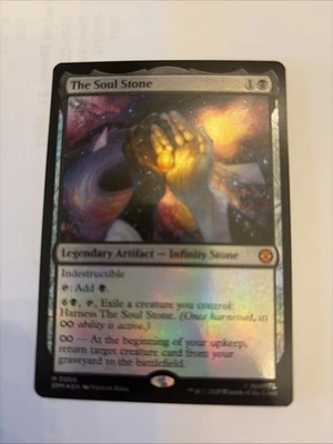 FOIL THE SOUL STONE (066) Marvel's Spider-man SPM Magic MTG MINT CARD - Image 1 of 2