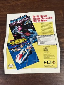 FCI Magmax Seicross FCI-NES-US Poster Insert Nintendo NES Manual Only