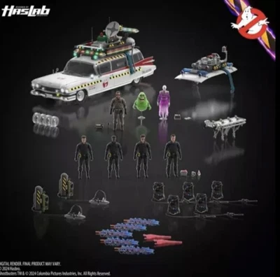 HASLAB GHOSTBUSTERS PLASMA ECTO-1 ANIVERSARIO EDICIÓN DE LUJO CON TODOS LOS NIVELES SIN USAR, EN CAJA Foto 1 de 3