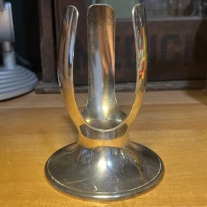 1870 TIFFANY & CO MAKERS SIGNED SILVER SOLDERED TORPEDO SODA BOTTLE HOLDER STAND - Bild 1 von 10