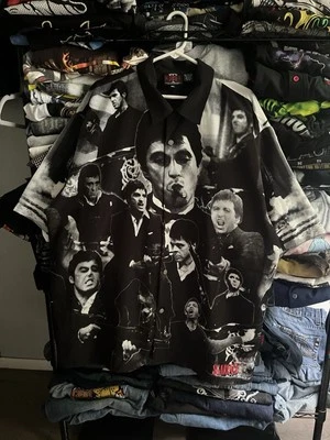 Vintage Dragonfly Scarface Tony Montana All Over Print Graphic Camp Shirt 3XL - Image 1 of 4