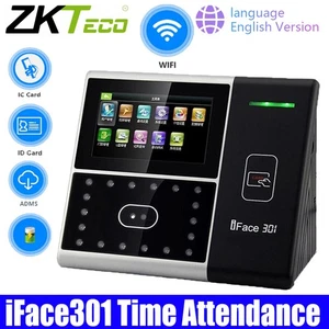 ZKTeco iFace301 TCP/IP RFID Wifi Face Recognition Access Time Attendance Machine - Picture 1 of 8
