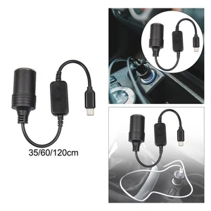 USB-C-zu-Auto-Zigarettenanzünder--Konverterkabel, max. Ausgang 12 V, 1 A, 12 W - Picture 1 of 8