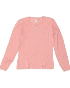 CHAMPION Womens Sweatshirt Jumper UK 12 Medium Pink Cotton YU27 - Picture 1 of 3