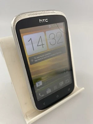 HTC Desire C White Unlocked Single Sim 4GB 3.5" Android Smartphone Cracked - Image 1 of 4