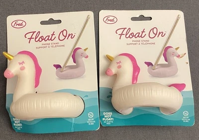LOTE DE 2 GENUINOS FRED FLOAT EN UNICORNIO TELÉFONO SOPORTE ESCRITORIO OFICINA MESA NUEVO MONTAJE CELULAR Foto 1 de 3