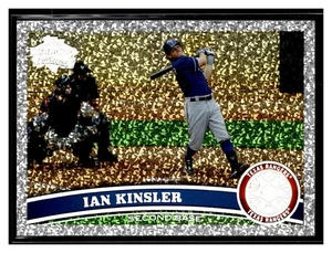 2011 Topps #405 Ian Kinsler Cognac Diamond Anniversary - Picture 1 of 2