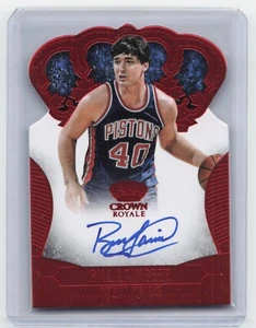 2013-14 Panini Preferred Bill Laimbeer #235 Crown Royale rojo automático/99 pistones  - Imagen 1 de 2