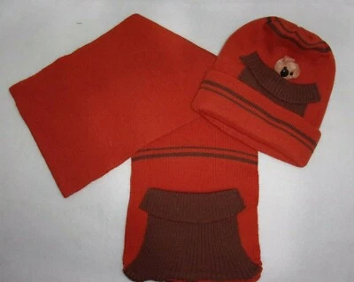 Conjunto de chapéu e cachecol para bebês e crianças pequenas. Gorro acrílico. Inverno. manter quente - Imagem 1 de 4
