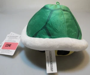Grüner Panzer aus Nintendo Super Mario Kart Plüschfigur 26 cm Green Shell - NEU - Bild 1 von 2