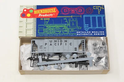HO Roundhouse 1432 2 bahías cubierta tolva Union Pacific UP 10101 kit gris Foto 1 de 4