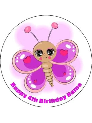 Decoraciones de pastel y magdalenas comestibles con oblea de mariposa (2 tamaños) Foto 1 de 3