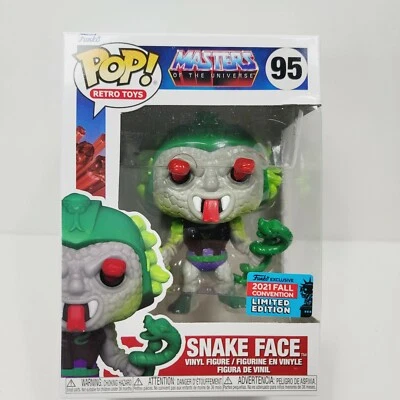 Funko Pop Snake Face Master Of the Universe 95 NYCC FALL Exclusivo ¡NUEVO POP! Foto 1 de 4