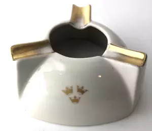 Posacenere ceramica vintage Swedish American Lines, navi da crociera passeggeri 4,5" - Foto 1 di 5