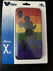 New Disney Parks D-tech Rainbow Mickey Mouse Iphone Xr Cell Phone Case Pride