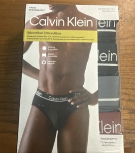 NWT Calvin Klein MEN's 4-PACK (LARGE) MICRO HIP BRIEFFS NP27910-601 - Picture 1 of 4