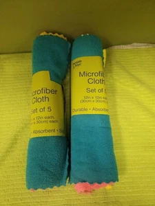 Bargain Buys - Microfiber Clothes - 12" x 12" - Lot Of 2 - 3 Different Colors - Picture 1 of 1