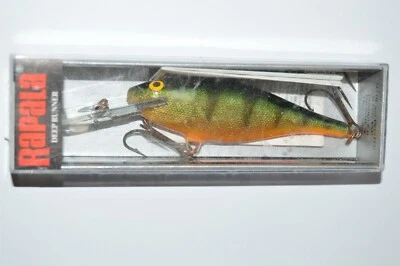 old rapala shad rap sr-9 sr09 p perch 3 1/2"  made and printed in Finland  - Image 1 of 4
