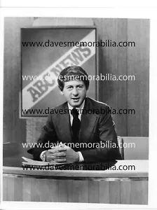 ABC Press Photo, ABC Saturday Night News con Ted Koppel, Ted Koppel, 1976 - Foto 1 di 2
