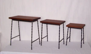 TABLES BASSES GIGOGNES  - ère chapo perriand - design 50 - Picture 1 of 8