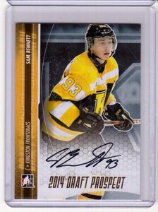 SAM BENNETT /14 ITG Leaf 2014 Draft Prospects SP GOLD Auto Autograph Rookie #SB2