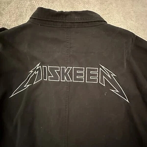 Metallica Original Miskeen Art Jacket Mens 3XL Black Coat Embroider Pockets OOAK - Picture 1 of 24
