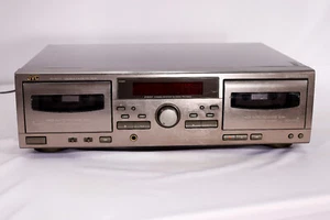 JVC TD-W217 2 Head Dual Hifi Cassette Dolby NR Deck & Tape - Working Read - Picture 1 of 7
