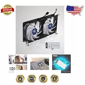 Waterproof Dual Rack Ventilation Fan with Speed Control for RVs and Campers - Picture 1 of 11